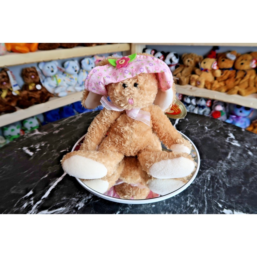 TY Beanie Baby - Sunbonnet the Rabbit | Tush Tag‎ Wear | Vintage | Rare